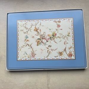 Pimpernel Placemats Kilburn Chintz Floral Corked Backed Set 4 Made In England